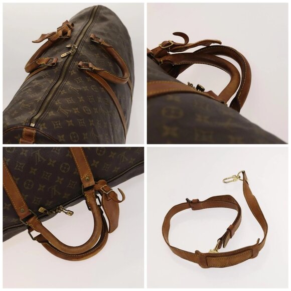 LOUIS VUITTON Monogram Keepall Bandouliere 60 Boston Bag M41412 LV Auth sw695 - Picture 16 of 16